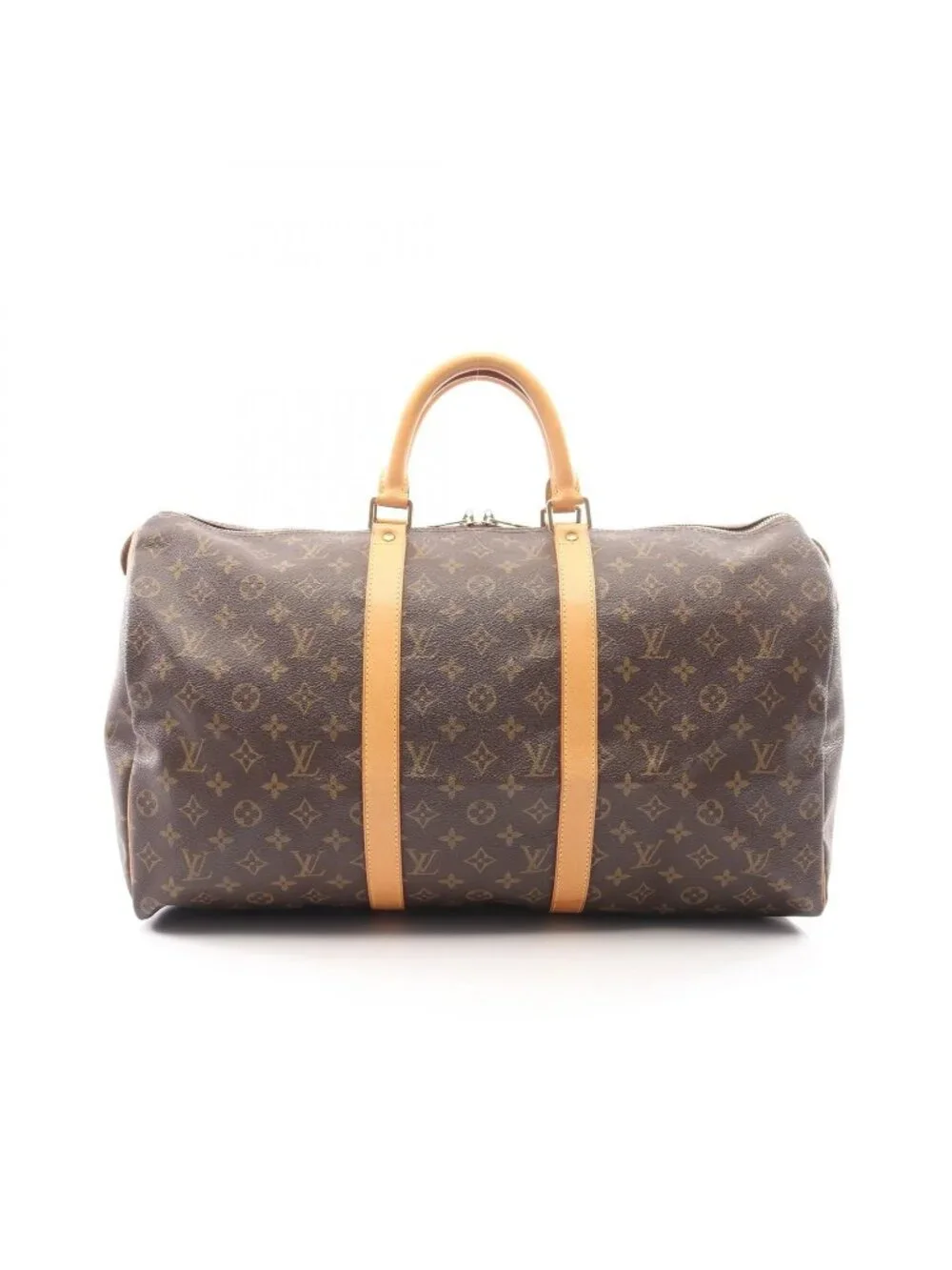 Louis Vuitton Boston Bag Keepall 50 Canvas Leather